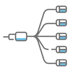 ตัวแยกไฟเบอร์ออปติก